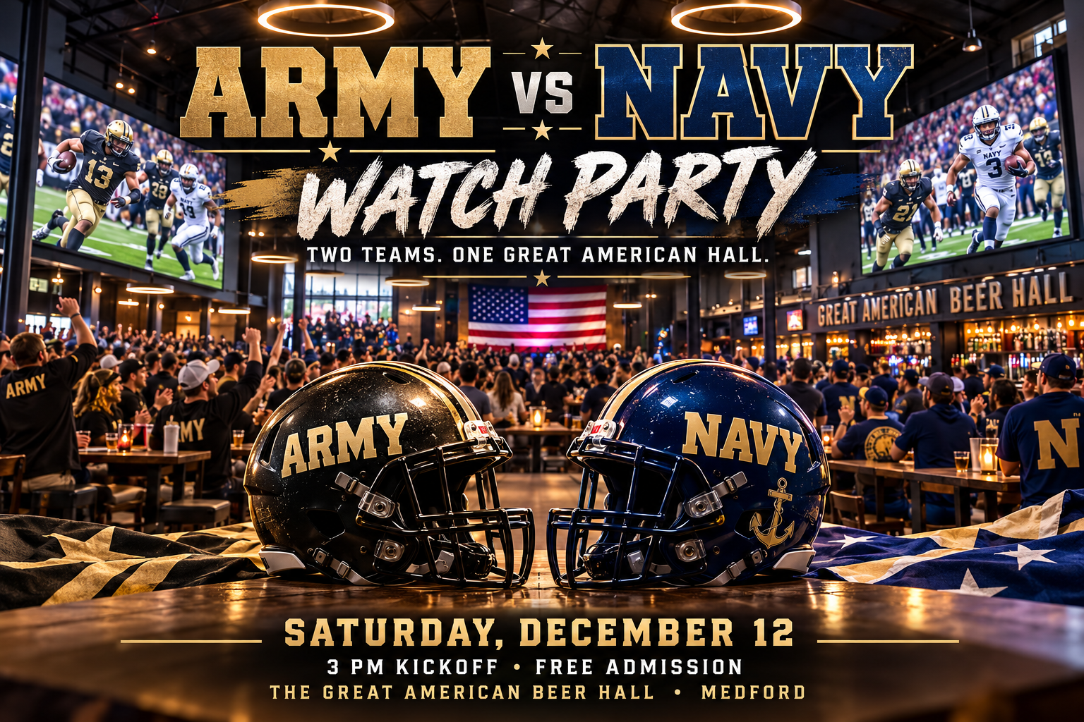 Army–Navy Watch Party at Great American Beer Hall