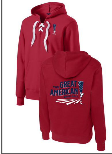 Lace-Up Hoodie